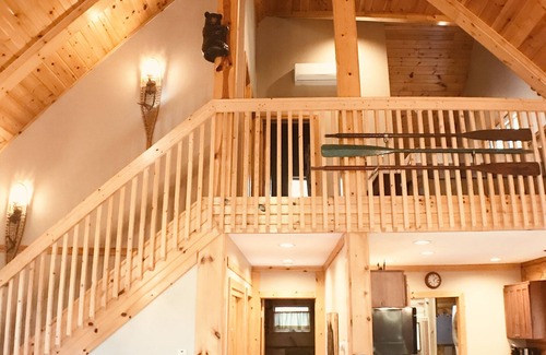 Crosslake Cabin | SUMMER fun in a cozy log lake home on the Whitefish Chain under the tall pines 🌲