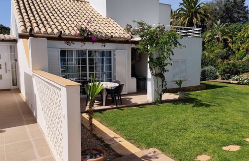 Guia Villa | Sunny 3 bedroom villa with private pool, enclosed garden, barbecue, park