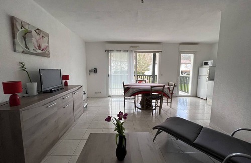 Cambo-les-Bains Apartment | Sunny Apartment with Terrace, Internet, and Pet-friendly in Cambo-les-Bains