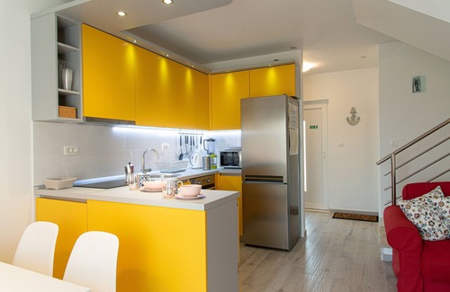 Kastel Kambelovac House | Sunny Beach Home Zoric, newly built modern comfortable two-story house-umeneeu