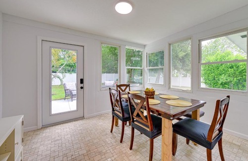 Arlington Park House | Sunny Sarasota Home with Private Yard and Fire Pit!