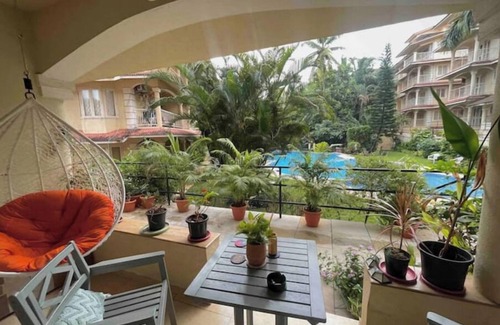 Saunta Vaddo Apartment | Sunsaara Pool Front! 1BHK Super Luxury Apartmentnn