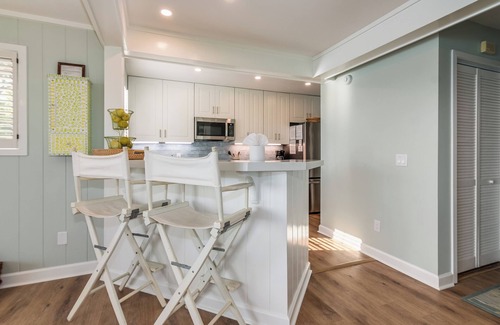 Bald Head Island Condo | Sunset view over the marsh in this 2 bedroom condo. Enjoy nature and views