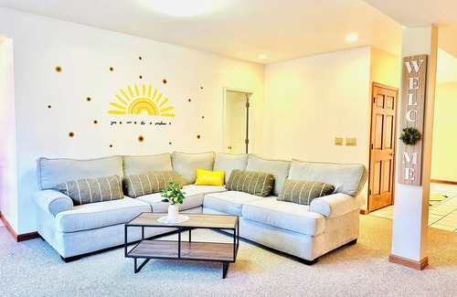 West Chester Apartment | Sunshine Private Guest Suit!nCharming Large walk out basement with 2 bedrooms!