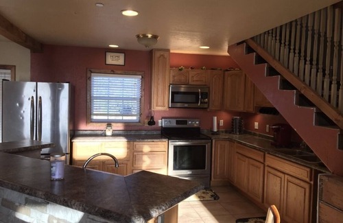 Comanche County Cabin | Superb view Lake Ellsworth! Log cabin in the country.