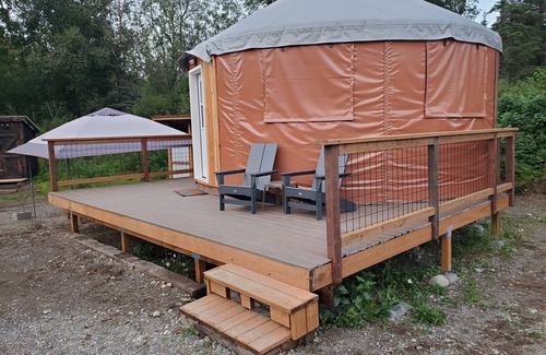 Nikiski Cabin | Sweet yurt on beautiful Nikiski lake