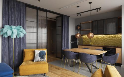 Kielce Apartment | Szafir - komfortowy apartament Osiedle Lecha - garaż podziemny, taras, grill, wejście 24h kod ,centrum, targi