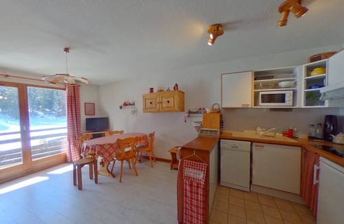 La Perriere Apartment | T3 Mountain, 2 bedrooms, center station, ski-in/ski-out