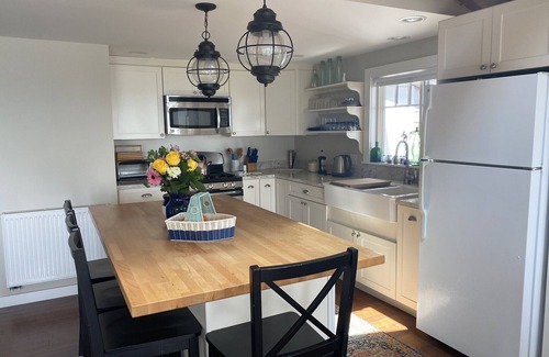 Prospect Harbor House | Take in the breathtaking views at our popular oceanside cottage with large deck.
