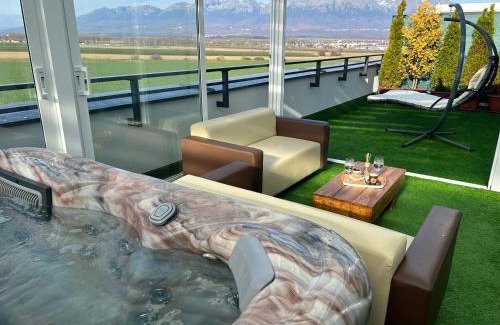 Poprad Apartment | Tatra billetee apartmán s luxusným výhľadom na VysokéTatry a súkromným wellness