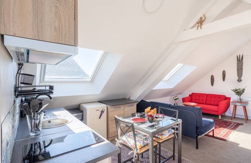 Nord-Saint-Martin Apartment | Teranga - Studio avec grande terrasse dans Rennes