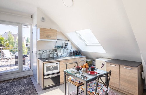 Nord-Saint-Martin Apartment | Teranga - Studio avec grande terrasse dans Rennes