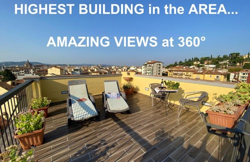 Campo di Marte Apartment | Terrace with a View