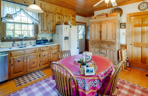 Midlothian House | Terre Haute Manor Farmhouse w/Gardens & Deck!