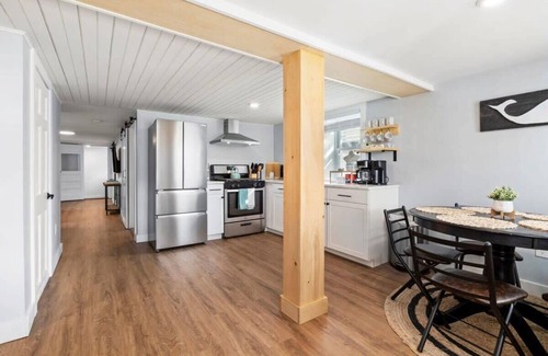 Salisbury Beach Apartment | The Addie Shack | Pet Friendly | Steps to Beach