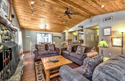 North Upper Truckee Cabin | The Bear's Den Cabin set on a huge lot, lots of room to play!