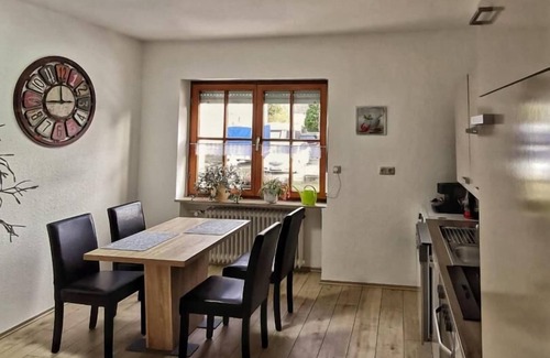 Selters Apartment | The beautiful apartment with separate entrance is on the 1st floor and accessible via 7 steps. The apartment is quietly located and only a few minutes away from the town center. The living space of 62 sqm consists of one bedroom with a.