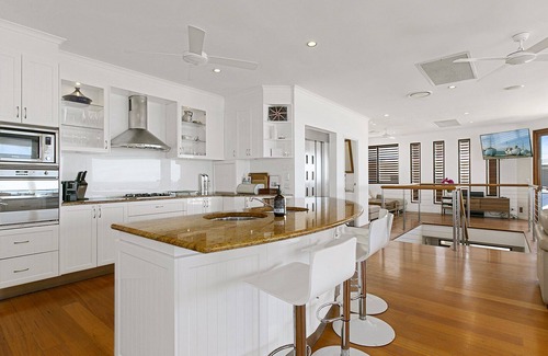 Sunrise Beach House | The Boardroom- Paradise for the whole family including the fur babies
