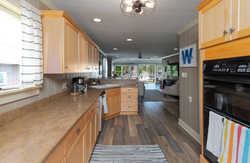 Enchanted Hills House | The Boathouse on Lake Wawasee. 3 bedroom, 2 bathrooms.