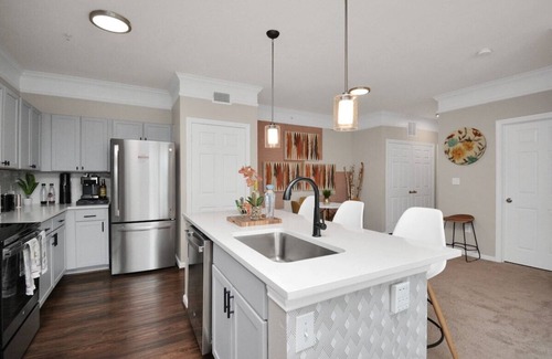 League City Apartment | The Colorful Collage near Kemah Boardwalk and NASA