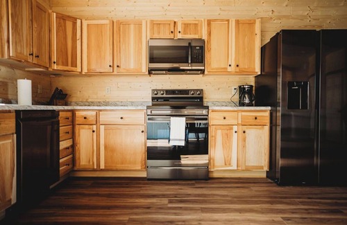 Spiritwood Cabin | The Coyote Inn, Experience the peace and tranquility of rural Jamestown.