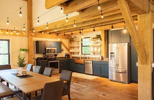 Dover House | The Hemlock- Timber Frame Barndominium