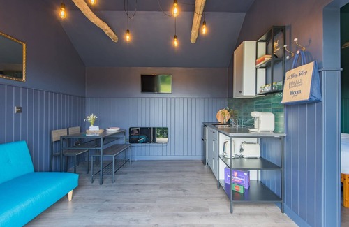 Abbess Roding Cabin | The Hop Farm - a complex by Bloom Stays that sleeps 10 guests in 4 bedrooms and 2 sofa beds