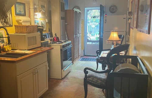 Manistee Bed & Breakfast | The Mackinaw Suite, Private entrance, Fully Furnished, King Bed, 1861 Victorian