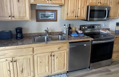 East Gull Lake Apartment | The Point on Gull Lake – Unit 2: 2BR Lakeside w/Patio, Dock & Garage