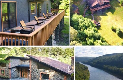 Pond Eddy House | The Stone Mason - Large Modern Home on 5 Acres - 2 Hrs from NYC