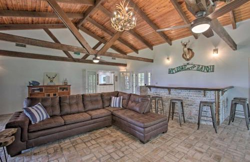 Theriot House | Theriot Camp Outdoor Dreaming Retreat with Dock!