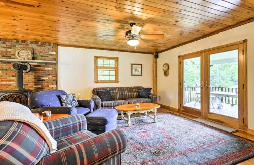 Thompson House | Thompson Home with Deck and Pond, 8 Mi to Elk Mountain