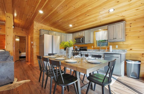 Renovo Cabin | Timberline Overlook Cabin w/Sauna, Fire Pit, Game Room, EV Charger & ATV Access