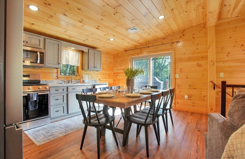 Renovo Cabin | Timberline Overlook Cabin w/Sauna, Fire Pit, Game Room, EV Charger & ATV Access