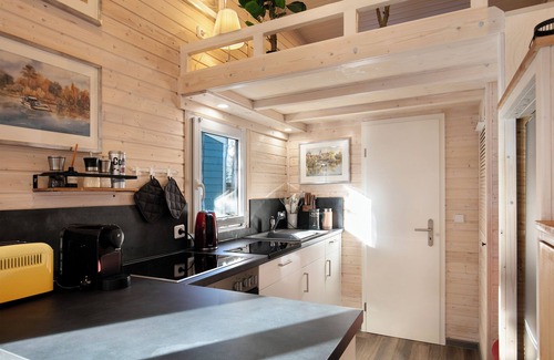 Caputh House | Tiny Home 'Tiny House No. 3' with Private Terrace, Wi-Fi and Air Conditioning