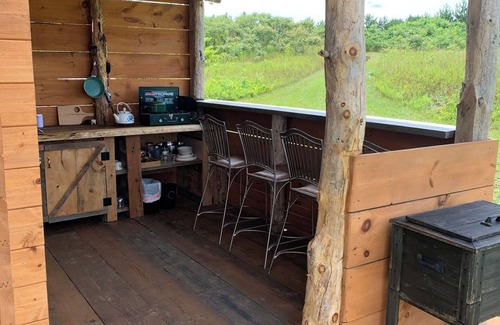 Quinte West Cabin | Tiny Oaks CabinnnCozy and private with sleeping loft, walking distance to lake!