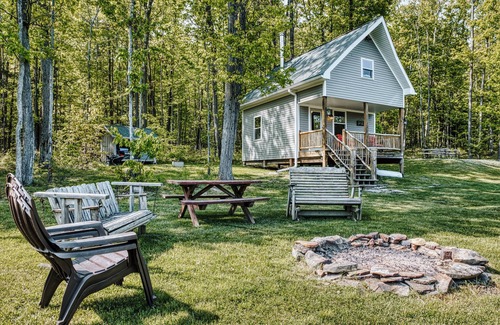 Horseheads Cabin | Tiny pond side cabin off-grid near the Fingerlakes