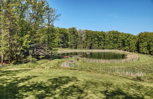 Horseheads Cabin | Tiny pond side cabin off-grid near the Fingerlakes