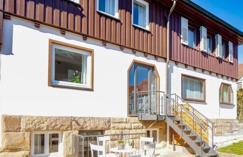 Schwaebisch Hall Apartment | Tiny vacation apartment at the city park with small outdoor seating area