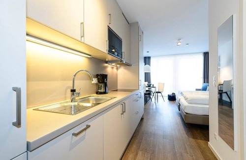 Bensersiel Apartment | Tolles 1-zimmmer Apartment mit Balkon Inkl. Freier Schwimmbad- & Saunanutzung