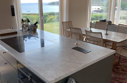Rygge House | Top modern spacious architectural Nordic design villa by the ocean and beach.