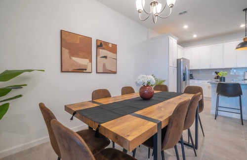 Florida Central Atlantic Coast House | Townhome in Kissimmee for remote workers or snowbirds with heated pool