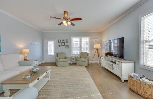 Kure Beach House | Townhome with 2 Decks Walk to Ocean!