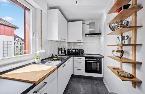 Plagwitz Apartment | TRABER APARTMENTS 1 SZ Balkon Parkplatz & sehr ruhig