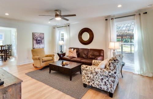 Travelers Rest House | Tranquil Travelers Rest Home with Fire Pit!