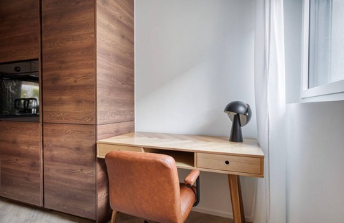 Wiedikon Apartment | Trendy Wiedikon 1BR w/Storage Room & W/D, nr Market, by Blueground