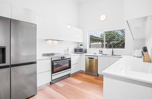 Holloways Beach House | Tropical Family Oasis with Pool – Steps from Holloways Beach!