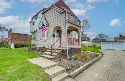 Garfield Heights House | Tudor Chalet-Historical home w/modern amenities n gardens. Close to I-480/I- 77!