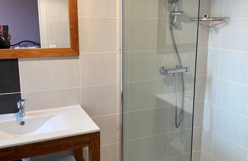 Entraygues-sur-Truyere House | Twin room-Superior-Wet room-Countryside view