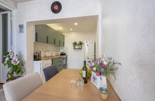 Baska Voda Apartment | Two bedroom apartment with terrace and sea view Baška Voda, Makarska (A-12714-a)